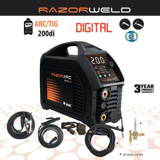 Razor Arc 200Di Arc/Tig 115/230 Dual Voltage Digital Welder